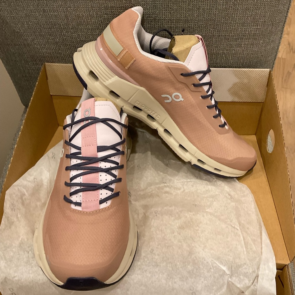 On Cloudnova Size 8.5 Rosebrown|Orchid